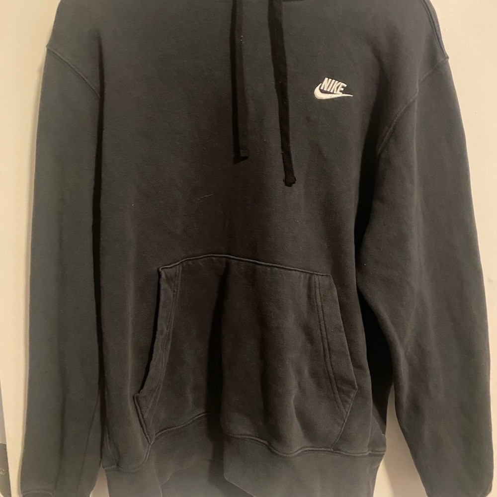 Nike Black Sweatshirt Hoodie with Swoosh